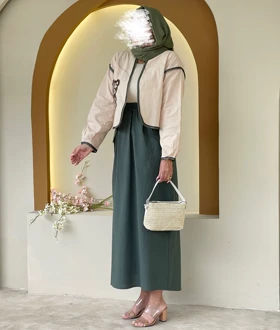 کت و دامن لینن نچرال