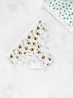 شورت اسلیپ نخ پنبه عروسکی طرح کارتن