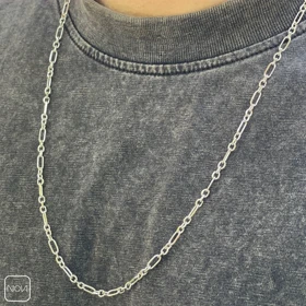 گردنبند نقره مردانه کد 0251238