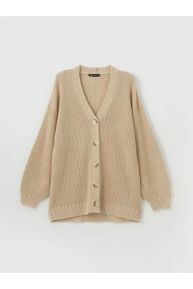 ژاکت کش باف پشمی زنانه اورجینال ال سی وایکیکی lc-waikiki