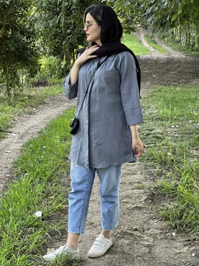 مانتو شومیزی آنیل