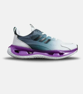 کفش کتانی مردانه سفید آبی بنفش ADIDAS bonce running