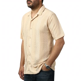 پیراهن آستین کوتاه مراکشی مردانه مدل 6211818