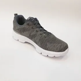 کفش راحتی مردانه اسکچرز مدل Gowalk 3 طوسی با زیره ماساژوری