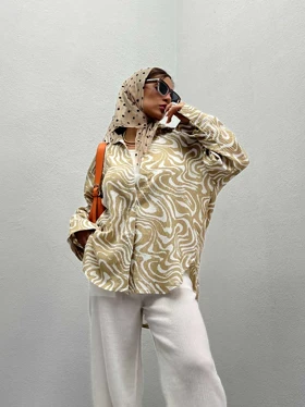 شومیز طرحدار BERSHKA