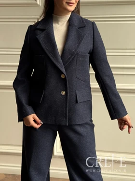 کت کوک دوزی جیب‌دار