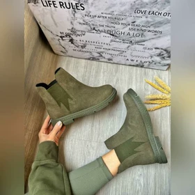 نیم‌بوت دوکش برگی _ 1298