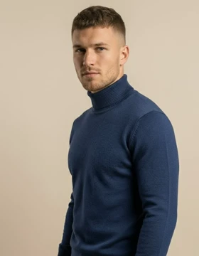 بافت یقه اسکی مردانه BY04