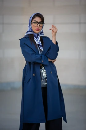 بارانی سوپر سانتانا ژیله دار بلند