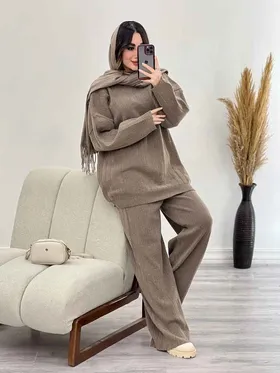 ست بافت و شلوار دلانا