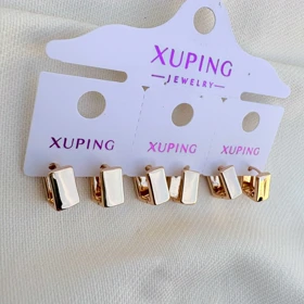 گوشواره آینه ای مربعی ژوپینگ