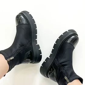 نیم بوت زنانه استرادیواریوس مدل 00013-Stradivarius-Flat-Ankle-Boots