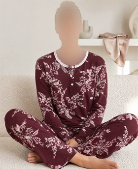 ست بلوز و شلوار سایز نرمال زنانه sexen کد40357