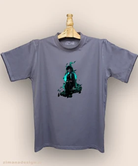 تیشرت مردانه و زنانه طرح شیطان کش شخصیت موییچیرو کد 980