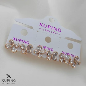 گوشواره ژوپینگ طرح پروانه جواهری