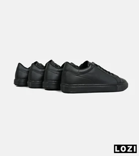 کفش کتانی مردانه و زنانه مشکی BERSHKA