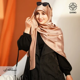 روسری ساتن ابریشم نفیس