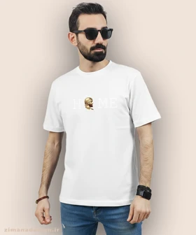 تیشرت مردانه و زنانه اصیل ایرانی طرح کوروش بزرگ ترکیب با HOME