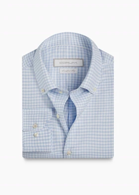 پیراهن طرح دار لینن 2510129