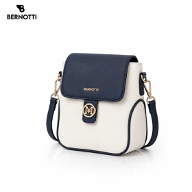 کیف رودوشی برند برنوتی مدل BERNOTTI TB-7190 (سفید/سرمه ای)