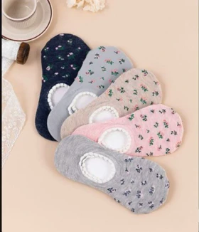 جوراب کالج گل‌گلی کد 1479