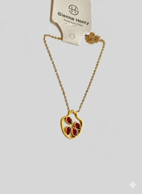 گردنبند دخترانه انار شب یلدا کد 1691