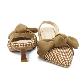کفش مجلسی زنانه پاشنه‌دار مدل sandal valentino - 0092