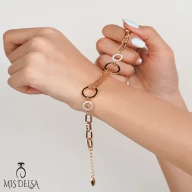 دستبند حلقه و نگین ژوپینگ