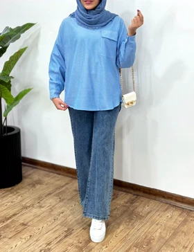 تونیک مانتویی لینن شادان