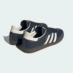 کفش اسپرت کتانی سامبا زنانه و مردانه سرمه ای samba adidas