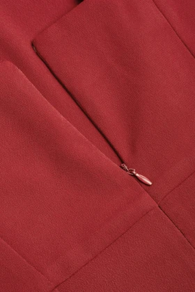 پیراهن کرپ قرمز 9011