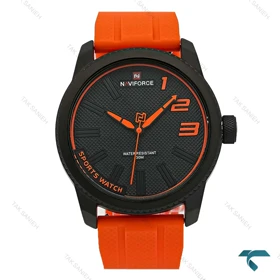 ساعت نارنجی نیوی فورس NF9202 قاب مشکی NaviForce-8404-G