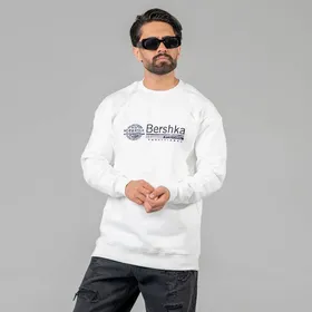 دورس مردانه و زنانه BERSHKA ضخیم 3 نخ رنگ سفید