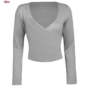 ست تیشرت و شلوارک ورزشی زنانه رنگ طوسی مدل 5223-697p