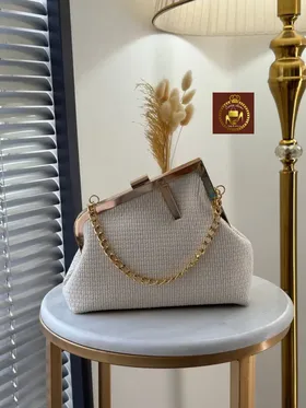 کیف لبه کج مجلسی کنفی زنانه زنجیری