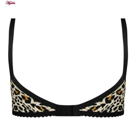 سوتین زنانه ماییلدا مدل پرسی پلنگی بدون فنر کد 5046