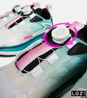 کفش کتانی مردانه و زنانه سبز دریایی NIKE reverse swoosh DISK