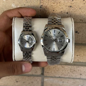 ست ساعت مچی اورجینال زنانه و مردانه مایکل کندی MK 0803-0804