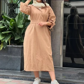 مانتو کمربندی رزا