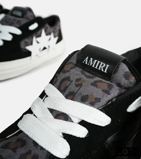 کفش اسنیکرزمشکی سفید Amiri Stars v2