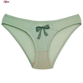 ست شورت و سوتین زنانه مدل پاپیون بدون فنر کاپ اسفنجی رنگ سبز روشن ماییلدا کد 5300-A881