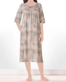 پیراهن آستین سه ربع رزا زنانه