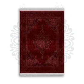 *جدید* فرشینه از جنس پارچه شانل مخمل ترک طرح فانتزی برند دفه کد 1021