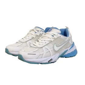 کتانی اسپرت مردانه مدل نایک v2k وی تو کی کشلون رنگ سفید آبی کد 00770