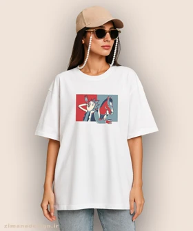 تیشرت لش مردانه و زنانه طرح ریک اند مورتی کد 887