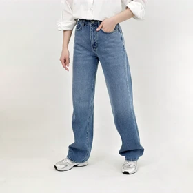 شلوار جین نیم بگ 1008177