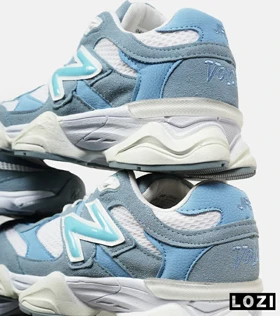 کفش کتانی زنانه آبی کرم NEW BALANCE 9060 مدل 6677