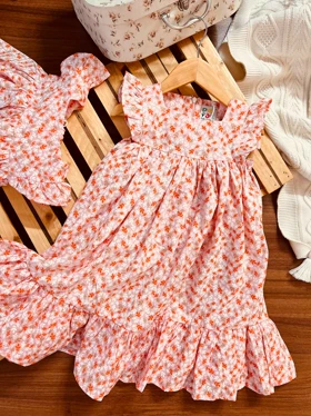 پیراهن دخترانه گلبهار