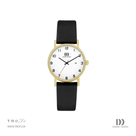 ساعت مچی عقربه ای زنانه دنیش دیزاین (Danish design) مدل IV81Q199 Rhine NMBRS Satin Gold Date Small
