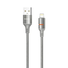 کابل تبدیل فست USB-A به لایتنینگ پرودو مدل LED Light Cable طول 1.2 متر